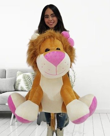 Peluche leona gigante